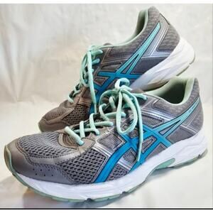 ASICS Gel-Contend 4 Women’s Size 8.5 Running Walking Sneakers Gray/Blue T765Q